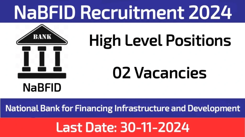 NaBFID Recruitment 2024 Notification Out for Multiple High-Level Positions, Apply Now
