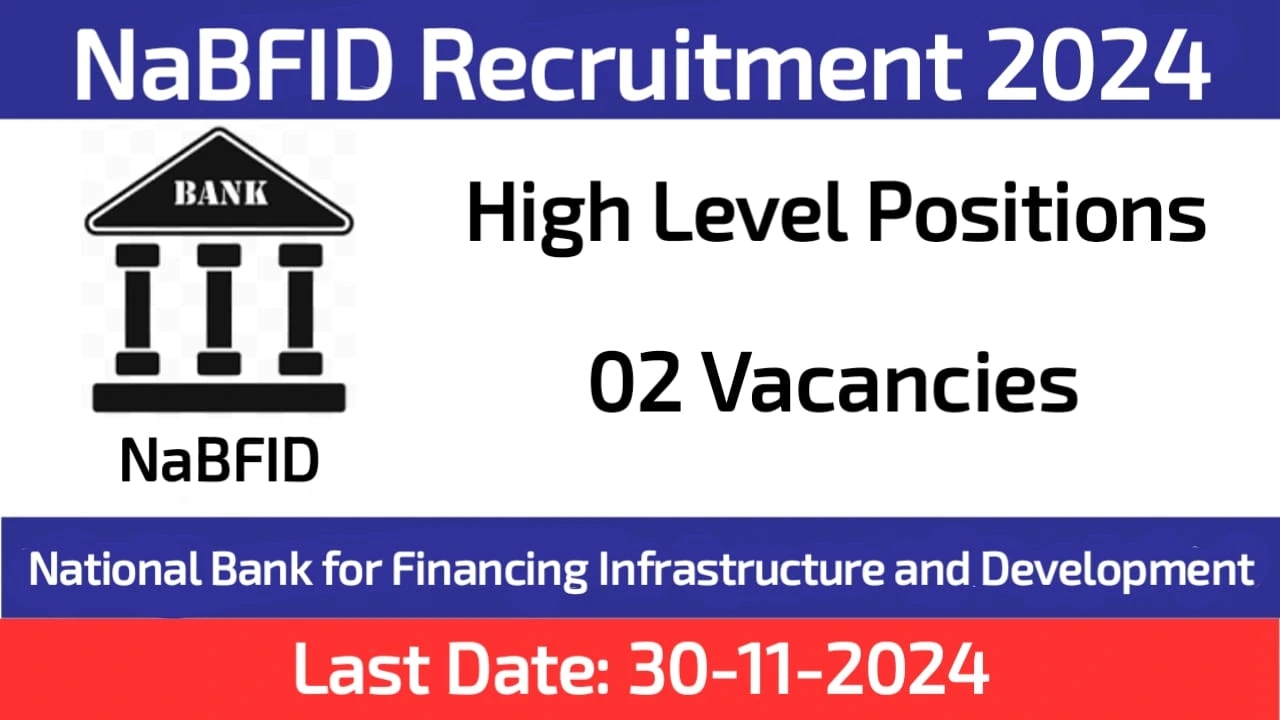 NaBFID Recruitment 2024 Notification Out for Multiple High-Level Positions, Apply Now